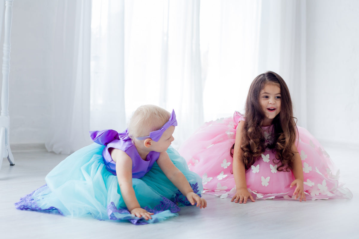 2022 birthday dress Personalized 1st Birthday Princess outfit - Silver glitter and Lavende