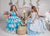 Baby blue Cinderella dress - Baby blue toddler party dress - Matchinglook