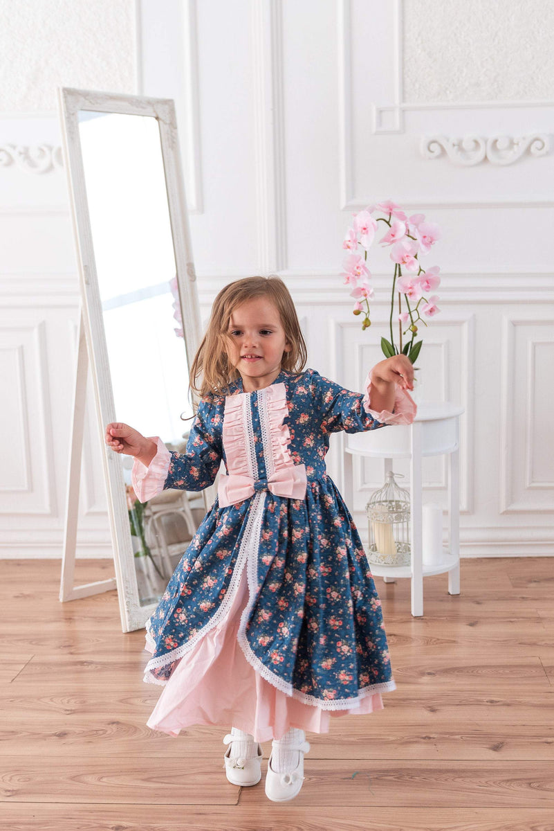 Pink and blue easter dress on sale
