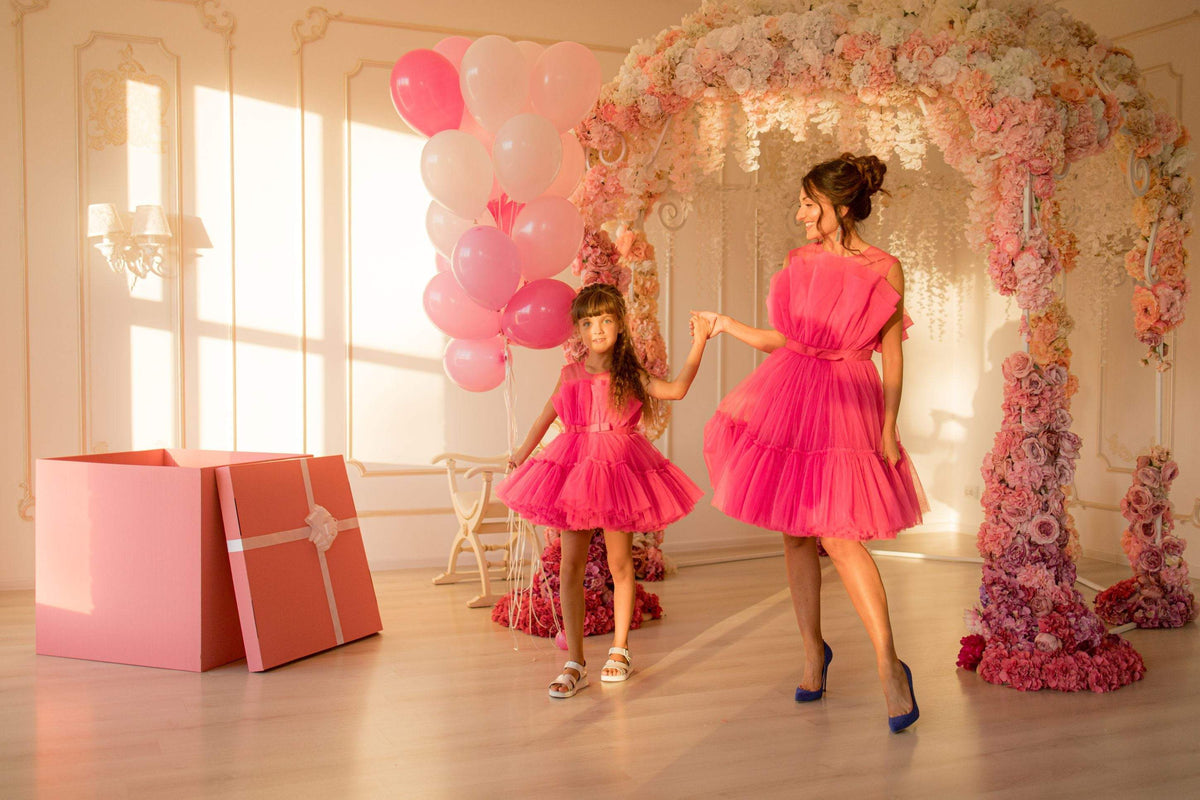 Shop Hot Pink Matching Dresses, Mommy and Me Dress, Birthday Tutu Dress, Matching Mother Daughter Dress, Barbie Dress, Tutu Princess Dress - Shop Hot Pink Matching Dresses, Mommy and Me Dress, Birthday Tutu Dress, Matching Mother Daughter Dress, Barbie Dress, Tutu Princess Dress -