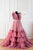 Dusty Rose Tulle Gown, Ruffle Tulle Dress, Maternity Gown, Baby Shower Dress, Photoshoot Gown, Pregnancy Gown Dress, Special Occasion Gown