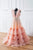 Peach Tulle Maternity Gown, Tiered Tulle Dress, Maternity Gown, Baby Shower Dress, Photoshoot Gown, Pregnancy Gown Dress