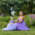 Lavender Lace Mother Daughter Matching party dresses