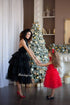 Mommy and Me Outfit, Mother Daughter Matching Dress, Formal Dress, Tulle Tutu Dress, Black Photoshoot Dress, Elegant Dress, Layered