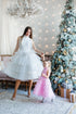 Mother Daughter Dress - Pink White Matching Dress - Mommy and Me Outfits - Mother Daughter Matching Dress - Tutu Outfit for Christmas - Gift