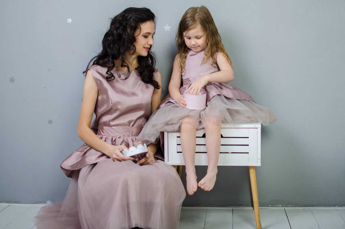 Shop Mother Daughter Matching Dress, Mommy And Me Outfit, 1st Birthday Dress