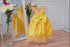 Princess Dress, Beauty and Beast Dress, Belle Dress, Yellow and Gold princess dress, 1st birthday outfit, baby girl dress