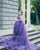 Purple Maternity Lace Gown for photoshoot with train - Matchinglook