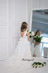 Tiered tulle Flower Girl Dress - Ivory dress with tulle frills