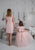 Mother Daughter Matching Dress, Mommy and Me Outfit, Blush Flower Dress, Mommy and Me Dress, 1st Birthday Dress, Matching Photoshoot Dress