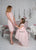 Mother Daughter Matching Dress, Mommy and Me Outfit, Blush Flower Dress, Mommy and Me Dress, 1st Birthday Dress, Matching Photoshoot Dress