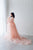 Maternity Dress, Pregnnacy Dress for Photoshoot, Peach Lace Maternity Gown, Infinity Dress, Tulle Train Dress, Formal Dress, Princess Dress