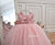 Flower Girl Dress, Blush Tutu Dress, Baby Girl Dress, 1st Birthday Dress, Back Ribbon Dress, Girl Princess Dress, Elegant Dress, Photoshoot