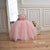 Flower Girl Dress, Blush Tutu Dress, Baby Girl Dress, 1st Birthday Dress, Back Ribbon Dress, Girl Princess Dress, Elegant Dress, Photoshoot