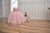 Flower Girl Dress, Blush Tutu Dress, Baby Girl Dress, 1st Birthday Dress, Back Ribbon Dress, Girl Princess Dress, Elegant Dress, Photoshoot