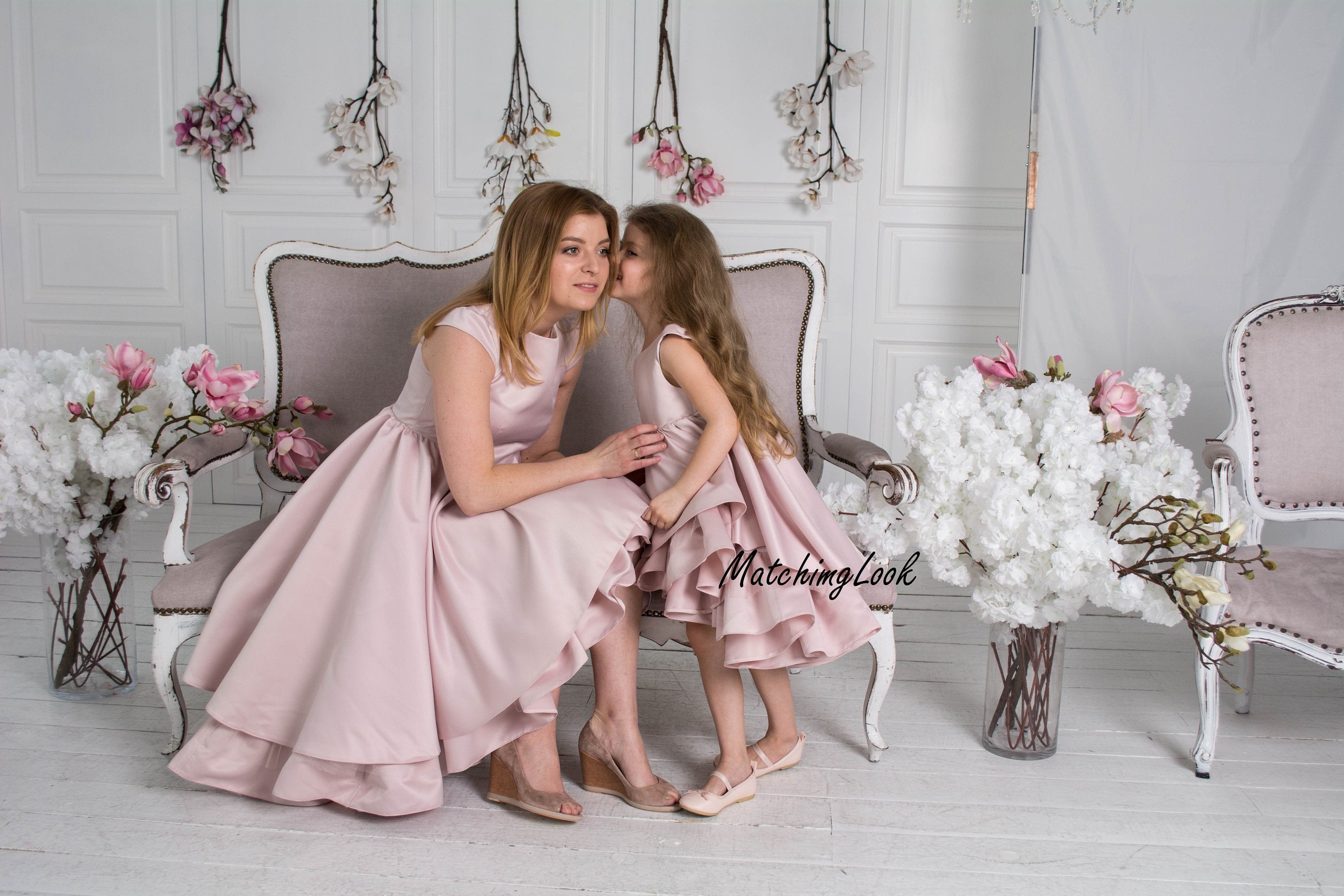Shop Mothers Daughter Wedding Guest Dress, Couture Mommy And Me Matching Gown, Photoshoot Dresses, Formal Outfit,Satin Tutu Dress,Girls Ball Gown - Shop Mothers Daughter Wedding Guest Dress, Couture Mommy And Me Matching Gown, Photoshoot Dresses, Formal Outfit,Satin Tutu Dress,Girls Ball Gown -