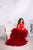 Red Ombre Dress, Christmas Dress Girl, Photo Shoot Gown, Holiday Tulle Dress, Floor Length Dress, Flower Girl Dress, Little Girl Xmas Dress