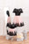 Black sequin and soft pink tulle  girl party dress