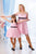 Mommy and Me Dresses - Women M Size And 6 Years Old Size Matching Dresses, Matching Party Outfits, Girl Pink Dress, Photoshoot Dress