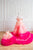 Princess Matching Dresses, Mommy and Me Gowns, Layered Tulle Dress, Pink Ombre Matching Dress, Ruffle Maxi Dress, Formal Photoshoot Dress