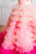 Princess Matching Dresses, Mommy and Me Gowns, Layered Tulle Dress, Pink Ombre Matching Dress, Ruffle Maxi Dress, Formal Photoshoot Dress
