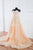 Tiered Tulle Gown, Corset Wedding Dress, Beige Bandeau Dress, Photoshoot Dress, Evening Gown, Champagne Maxi Dress, Wedding Guest Dress
