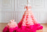 Princess Matching Dresses, Mommy and Me Gowns, Layered Tulle Dress, Pink Ombre Matching Dress, Ruffle Maxi Dress, Formal Photoshoot Dress