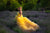 Fall Style Dress, Honeycomb Yellow Tulle Dress, Fall Clothing, High Low Dress, Tulle Tiered Dress With Train,Photoshoot Dress,Princess Dress