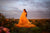 Orange Tulle Robe, Flying Gown, Fall Style Photoshoot, Boudoir Dressing Gown, Old Hollywood Robe, Pregnancy Dress, Tulle Maternity Gown