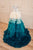 Emerald Green Gown, Couture Matching Dresses for Photoshoot, Ombre Tulle Dress, Mommy And Me Matching Dress, Wedding Dress,Tulle Tiered Gown