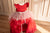 Red Ombre Tutu Dress, Girl Tiered Dress, Tulle Toddler Dress, Ombre Toddler Dress, Flower Girl Dress, Asymmetrical Dress, Birthday Dress