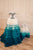 Emerald Green Gown, Couture Matching Dresses for Photoshoot, Ombre Tulle Dress, Mommy And Me Matching Dress, Wedding Dress,Tulle Tiered Gown