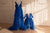 Mommy And Me Dress Formal, Outfits For Photoshoot, Royal Blue Mother Daughter Matching Dresses, Wedding Guest Train Dress, Tulle Lace Gown