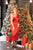 Christmas Dress Women, Red Pencil Dress, One Shoulder Sequin Dress, New Year Gown Dress, Xmas Photography Prop, Sparkly Cocktail Dress