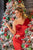Christmas Dress Women, Red Pencil Dress, One Shoulder Sequin Dress, New Year Gown Dress, Xmas Photography Prop, Sparkly Cocktail Dress
