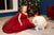 Mommy And Me Christmas Dresses, Holiday Photoshoot, Mother Daughter Matching Dress, Formal Occasion Dress, One Shoulder Tulle Gown, Burgundy