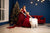 Mommy And Me Christmas Dresses, Holiday Photoshoot, Mother Daughter Matching Dress, Formal Occasion Dress, One Shoulder Tulle Gown, Burgundy