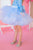 Ready To Ship ~ Baby Blue Puffy Toddler Dress, Girls Tutu Dress Long Sleeve, Tutu Tulle Party Dress, Gift For Kids - 5 years / 6 years size