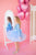 Ready To Ship ~ Baby Blue Puffy Toddler Dress, Girls Tutu Dress Long Sleeve, Tutu Tulle Party Dress, Gift For Kids - 5 years / 6 years size