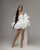 Short Wedding Dress With Corset, Mini Wedding Dress, White Reception Dress For Bride, Bridal Shower Dress, Second Wedding Dress With Bow
