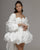 Short Wedding Dress With Corset, Mini Wedding Dress, White Reception Dress For Bride, Bridal Shower Dress, Second Wedding Dress With Bow