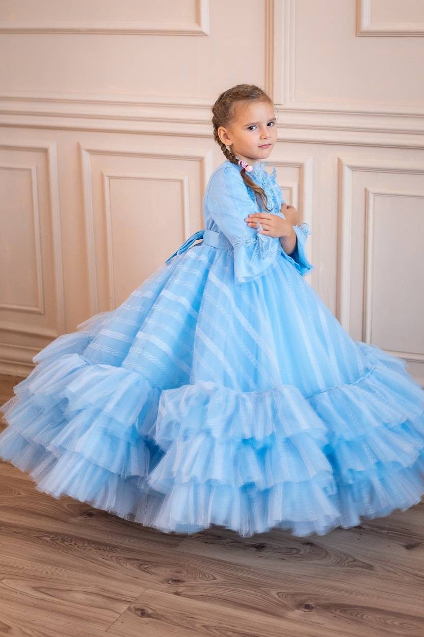 Shop Alice In Wonderland Baby Blue Ruffle Toddler Dress - Customizable and Made-to-Order Dresses 3T / Champagne Shop Alice In Wonderland Baby Blue Ruffle Toddler Dress - Customizable and Made-to-Order Dresses 3T / Champagne