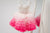 Pink Ombre Dress, Hot Pink Cocktail Dress, Sparkly Party Dress, Graduation Dress, Short Prom Dress, Mini Tulle Dress, Sequin Corset Dress