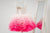 Pink Ombre Dress, Hot Pink Cocktail Dress, Sparkly Party Dress, Graduation Dress, Short Prom Dress, Mini Tulle Dress, Sequin Corset Dress