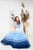 Ombre Blue Ball Gown For Girls, Flower Girl Dress, Junior Bridesmaid, Pageant Dress For Girls, Graduation Dress, Toddler Tutu Dress, Puffy