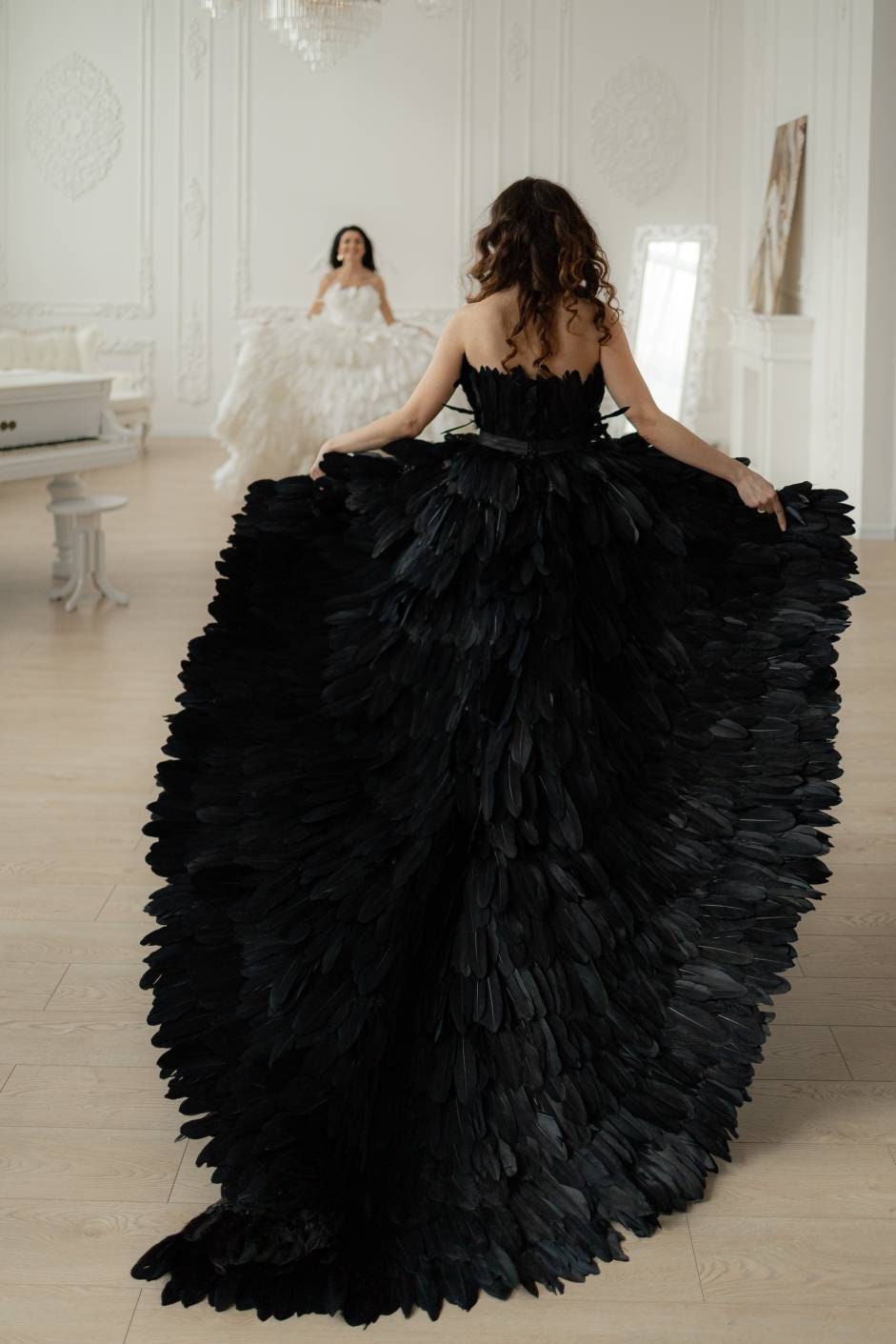 Shop Raven Feather Dress, Black Swan Feather Gown, Dark Fairy Costume, Halloween Costume, Witchy Dress,Dark Angel Costume,Whimsigoth Dress,Witchy - Shop Raven Feather Dress, Black Swan Feather Gown, Dark Fairy Costume, Halloween Costume, Witchy Dress,Dark Angel Costume,Whimsigoth Dress,Witchy -