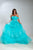 Teal Tulle Tiered Ball Gown, Long Fairy Dress, Black Tie Dress, Whimsical Gala Gown, Tiffany Photoshoot Dress, Fantasy Masquerade Ball Gown