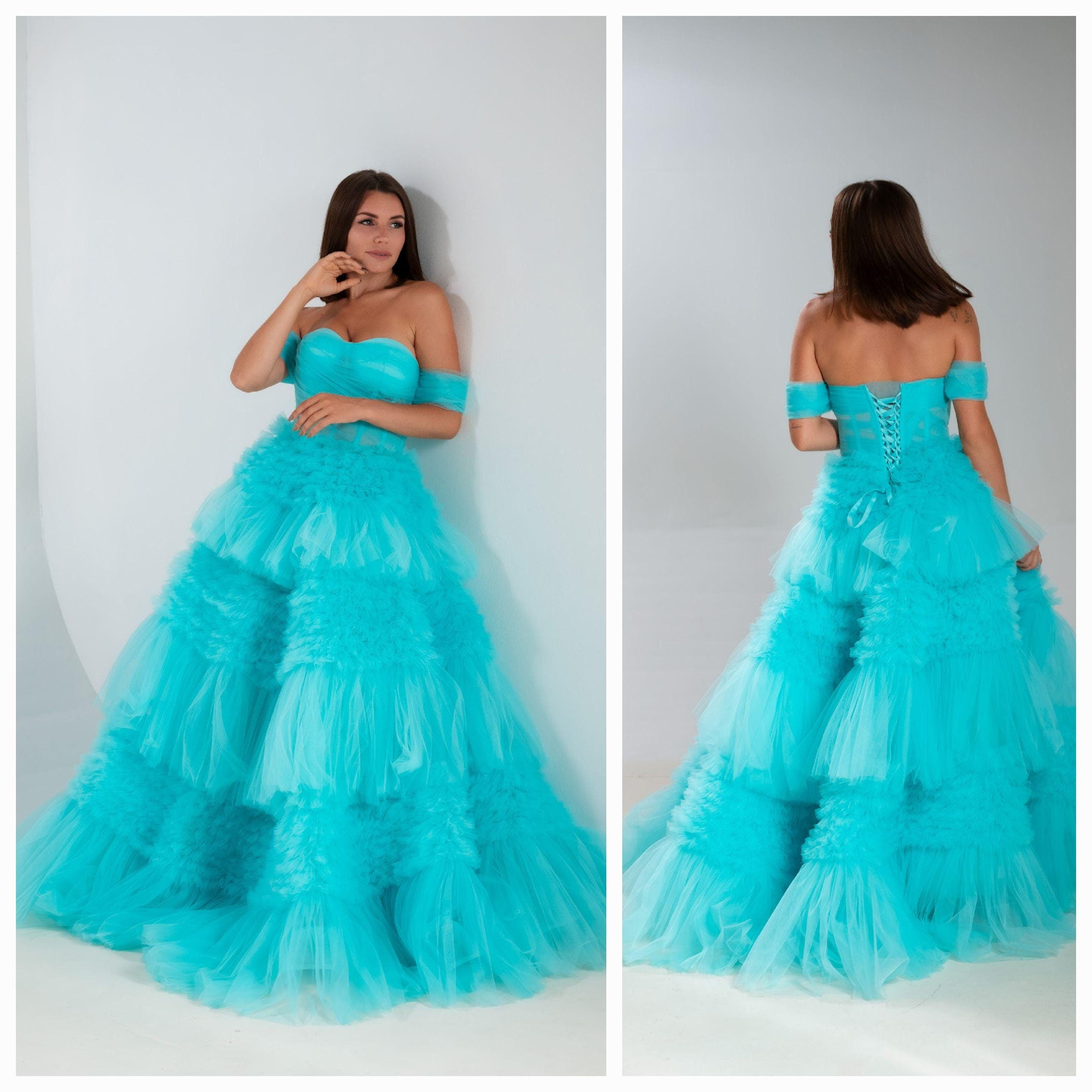 sachin and babi light blue dress Sleeveless Fairy Dress