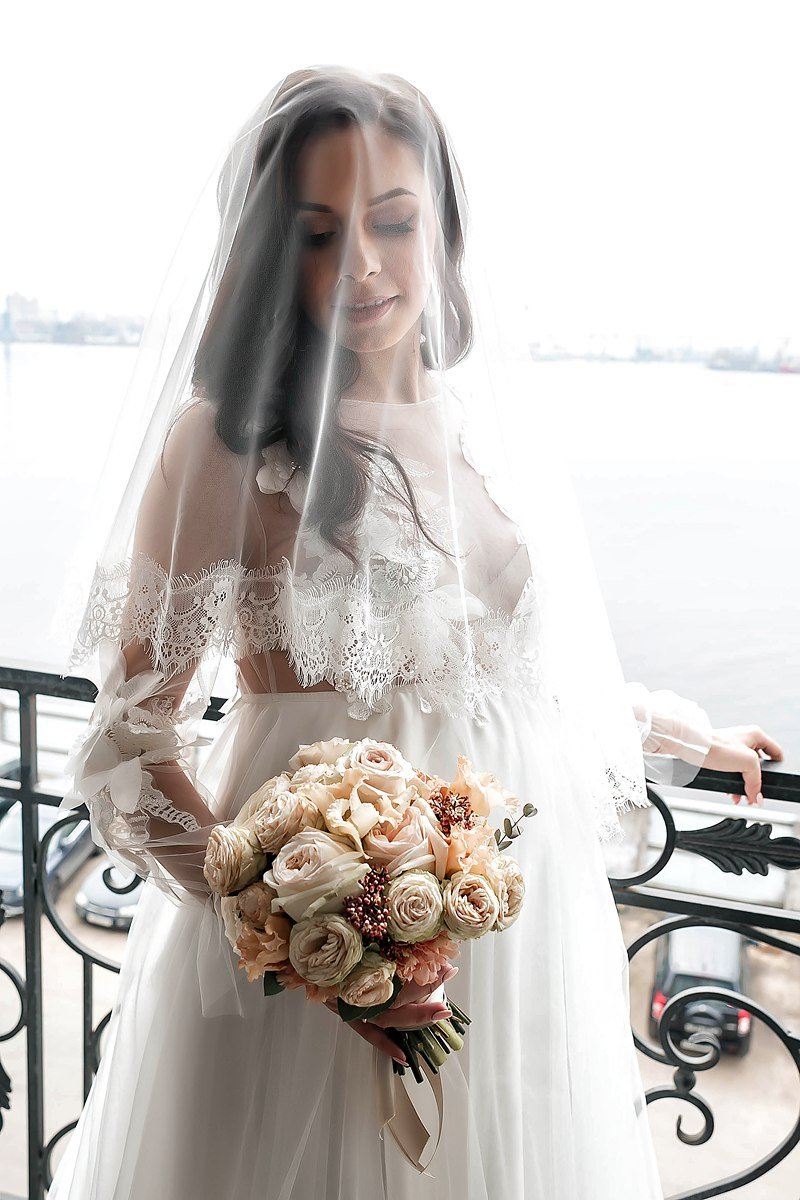 White and cheap tan lace dress