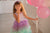 Ariel Birthday Dress, Mermaid Princess Dress, Girl Tutu Dress, Unicorn Rainbow Dress,High Low Dress,Little Mermaid